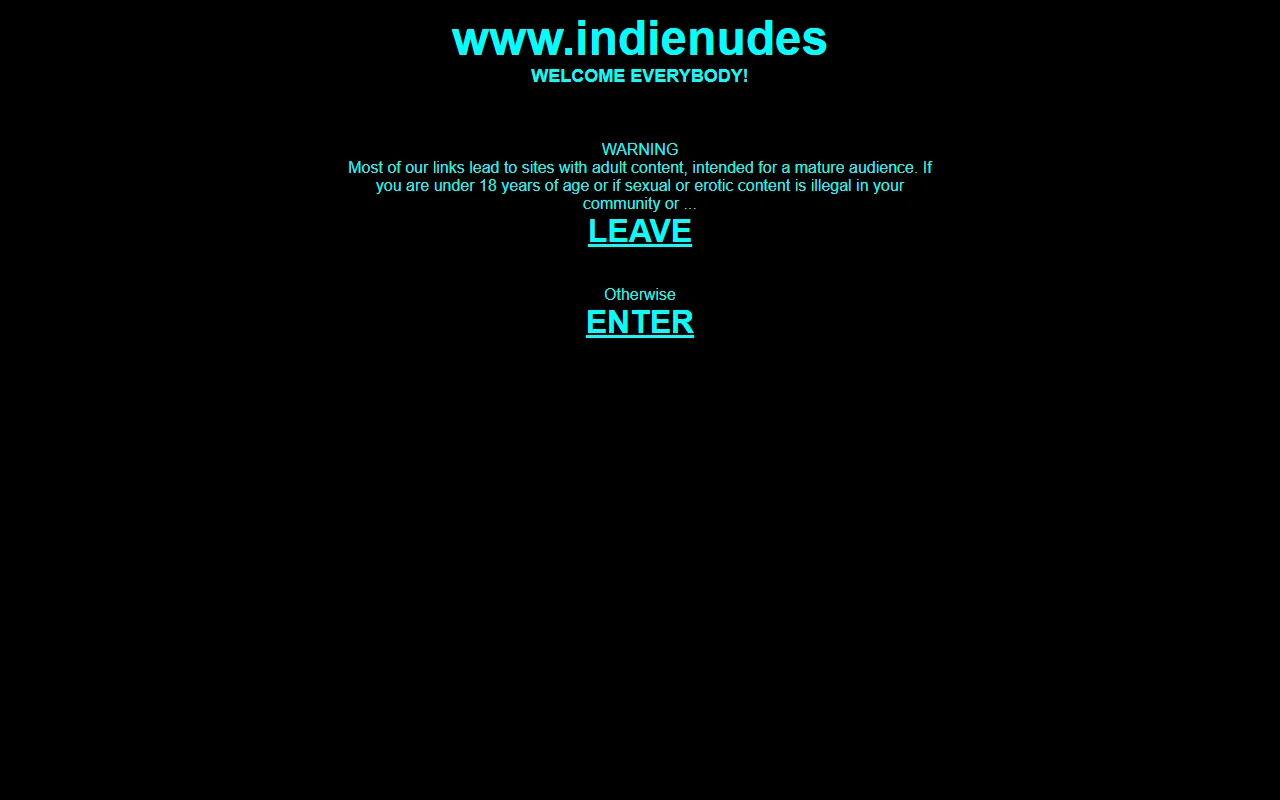 Screenshot of Indienudes